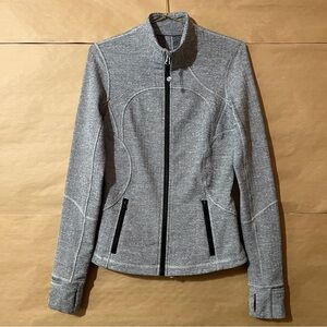 Lululemon | Forme Jacket II Zip Up Define Textured Heathered Herringbone Size 6